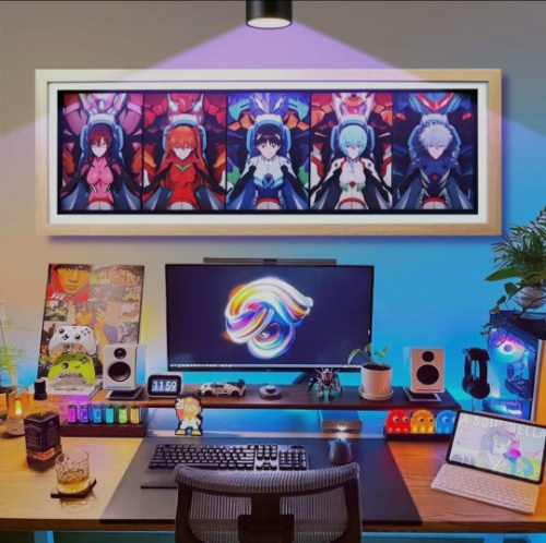 Mari Illustrious Makinami, Asuka Langley Soryu, Shinji Ikari, Ayanami Rei, Kaworu Nagisa от KALA HOME Studio