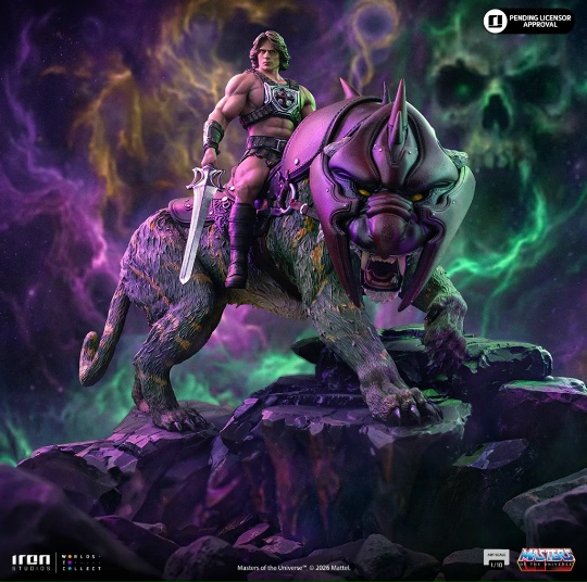 He-Man, Battle Cat от Iron Studios