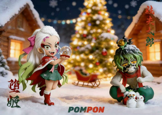 Фигурка Daki, Gyutaro от PomPon Studio Версия C
