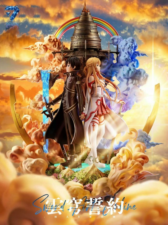 Фигурка Kirito (Kirigaya Kazuto), Asuna от Seven Studio