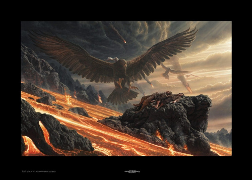 Frodo Baggins, Samwise Gamgee, Gandalf, Gwaihir от WETA Workshop