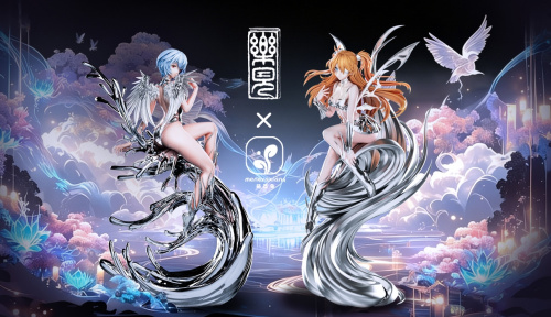 Asuka Langley Soryu, Ayanami Rei от LeJian Studio, Mengyaxiang Studio