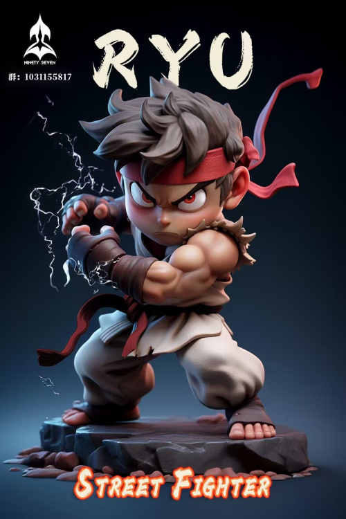 Фигурка Ryu, Ken от Ninety Seven Studio Версия B