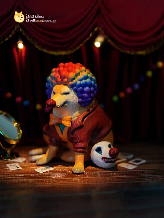 Clown Shiba от Na Ke Shi Jia Sha Diao Studio