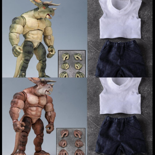 Green Triceratops от AXYTOYS