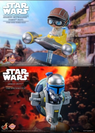 Фигурка Anakin Skywalker, Darth Vader, Luke Skywalker, Jango Fett, Mandalorian, Han Solo от Hot Toys