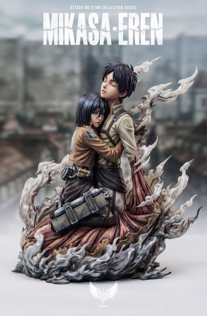 Фигурка Mikasa Ackerman, Eren Yeager от Saoirse Studio