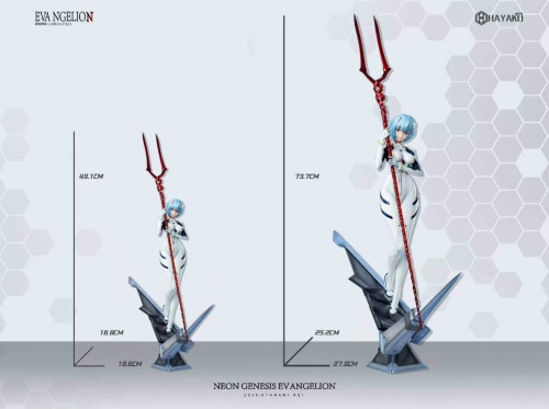 Фигурка Asuka Langley Soryu, Ayanami Rei от Hayaku Studio Сет из двух 1/4