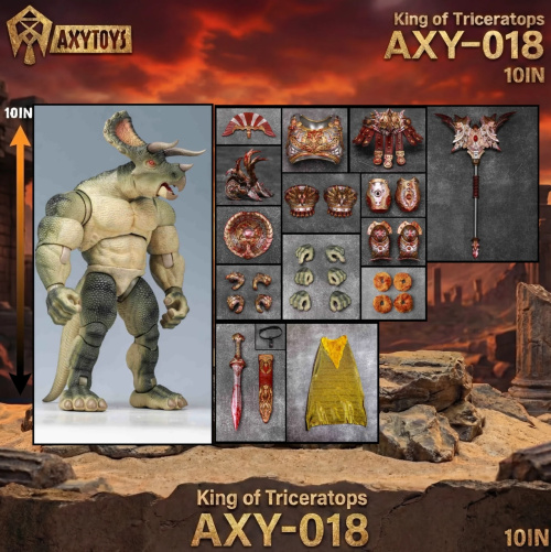 Green Triceratops от AXYTOYS