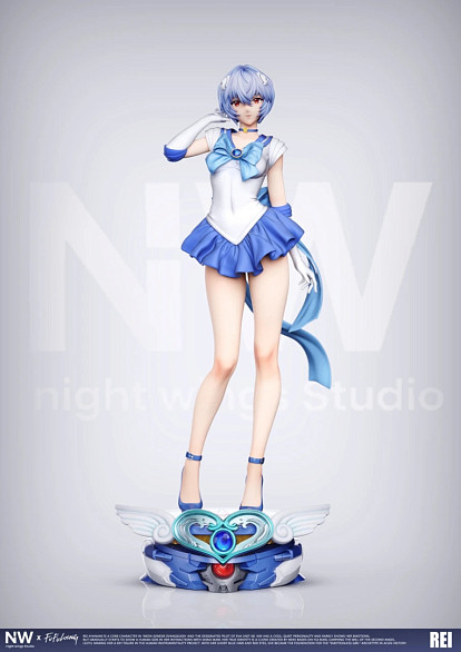Фигурка Rei Ayanami, Asuka Langley Soryu от Night Wing Studio 1/6 Рей с длинными волосами