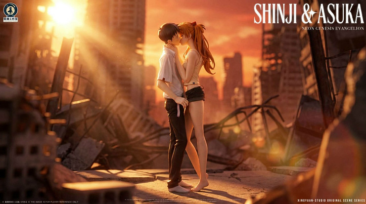 Фигурка Shinji Ikari, Asuka Langley Soryu от Star Origin Studio