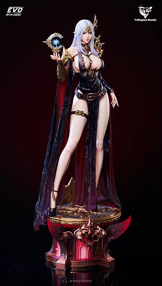 Фигурка Astral Dark Elf Ayla от TriEagles Studio Версия «Лучезарная»