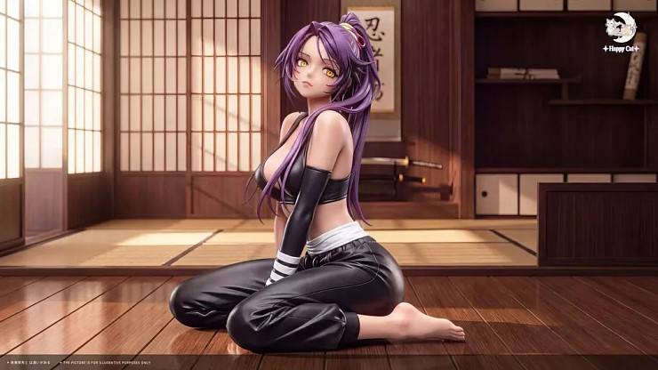 Фигурка Shihouin Yoruichi от Happy Cat Studio Версия A