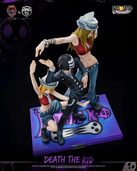 Фигурка Patricia Thompson (Patty), Death the Kid (Kid), Elizabeth Thompson (Liz) от Mask Studio & Weare A Design Studio Делюкс версия