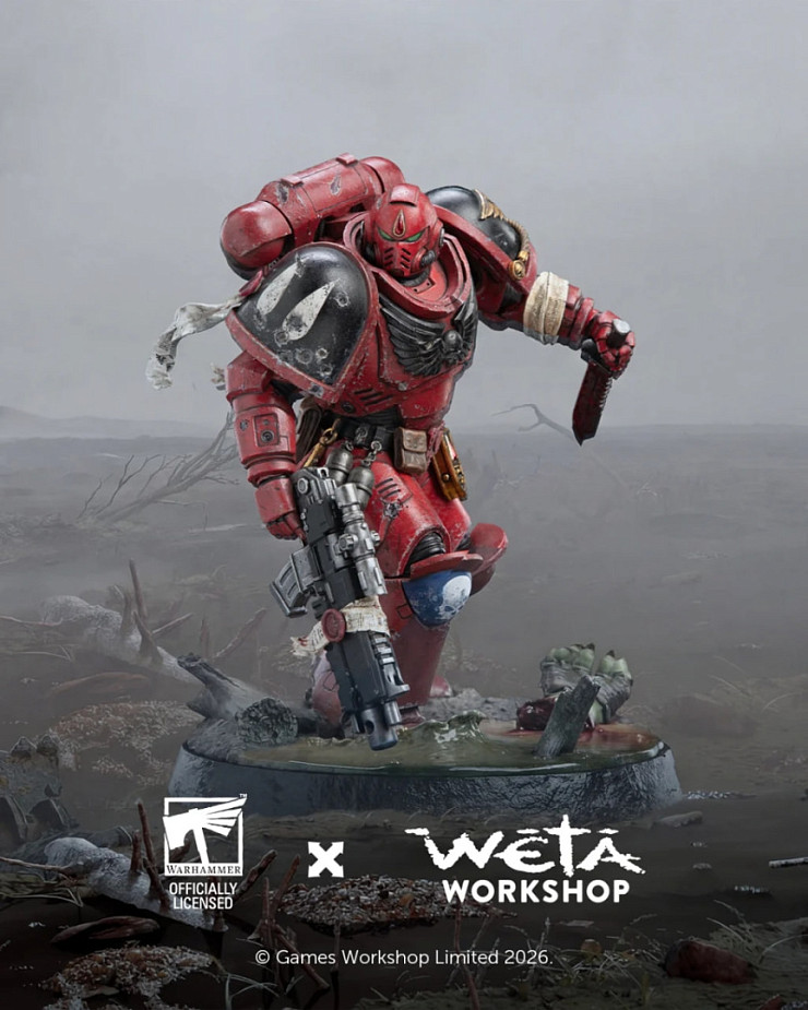 Фигурка Blood Angels Intercessor Sergeant от Weta Workshop