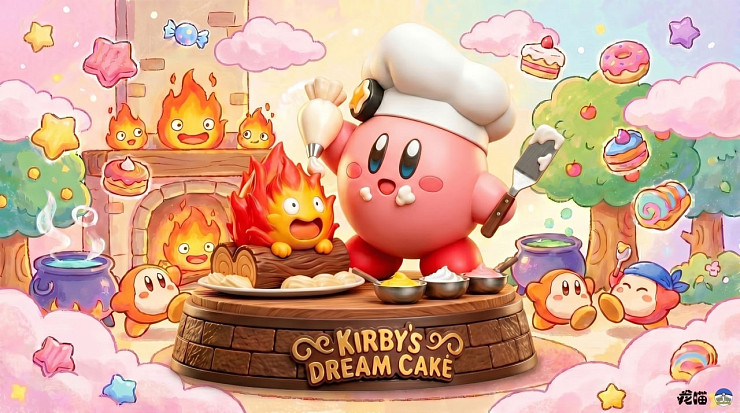 Фигурка Kirby, Calcifer от Long Miao Studio, Hit Face Studio