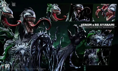 Фигурка Venom, Ayanami Rei от Ready Player 1 Studio, Dark Star Studio