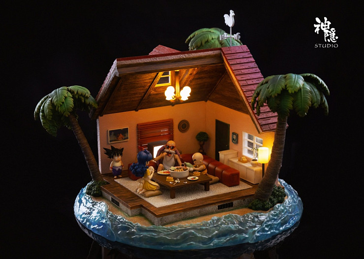 Son Goku, Master Roshi, Launch, Kuririn от Shen Yin Studio