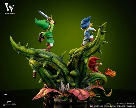Фигурка Blue Link, Green Link, Red Link, Purple Link от Wake Studio