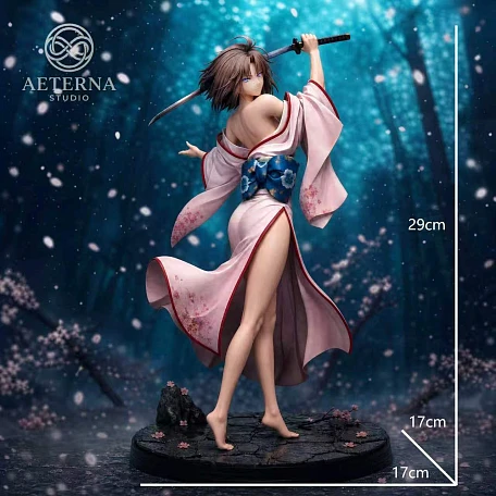 Фигурка Ryougi Shiki от Aeterna Studio Версия в тёплых тонах