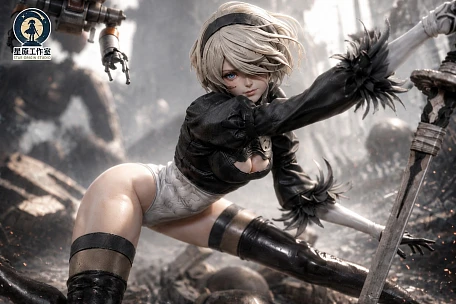 Фигурка 2B от Star Origin Studio Версия в масштабе 1/4