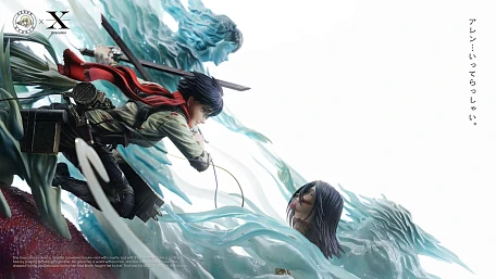 Фигурка Mikasa Ackerman, Eren Yeager от Cedar Studio, EXECUTION Studio