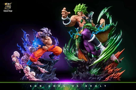 Фигурка Son Goku, Broly от Saiyan Forge Studio Набор из двух версий