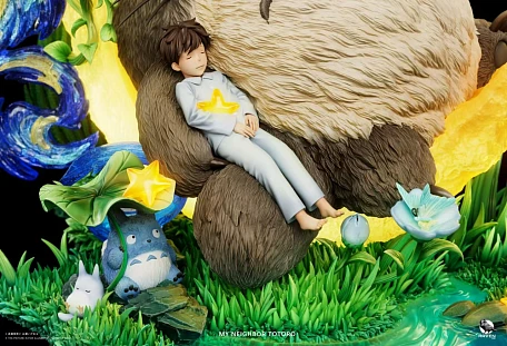 Фигурка Totoro, Satsuki Kusakabe, Mei Kusakabe от Raven Studio