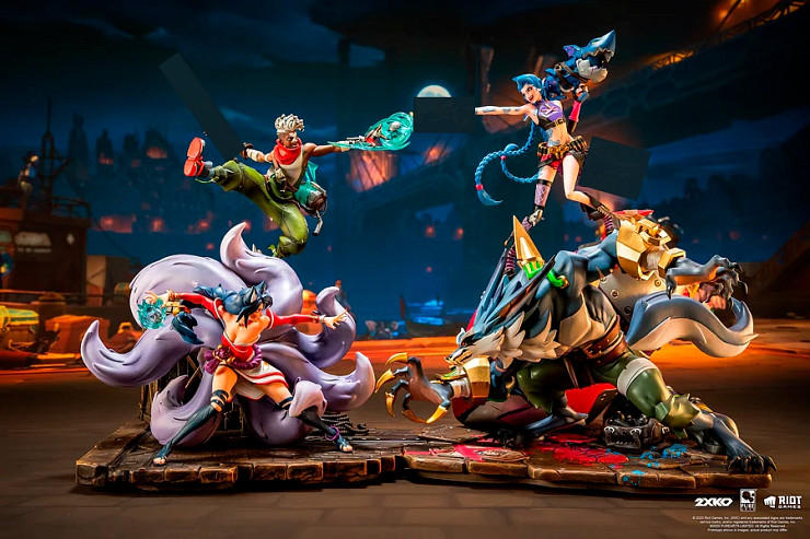 Ekko, Ahri, Jinx, Warwick от PureArts