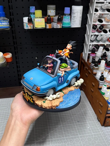 Фигурка Bulma, Son Goku, Oolong от QK Studio Версия с подставкой