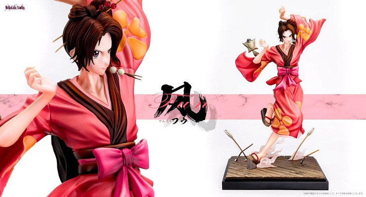 Фигурка Mugen, Jin, Fuu Kasumi от Mahakala Studio Версия с Фуу Касуми