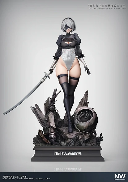 Фигурка 2B от Night Wing Studio Делюкс версия (1/6)