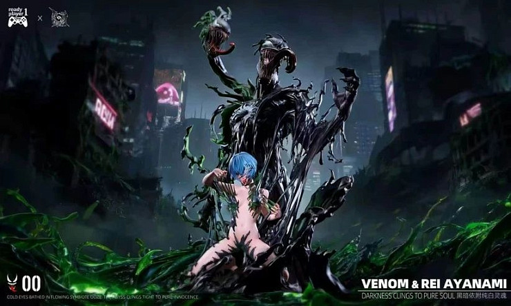 Фигурка Venom, Ayanami Rei от Ready Player 1 Studio, Dark Star Studio