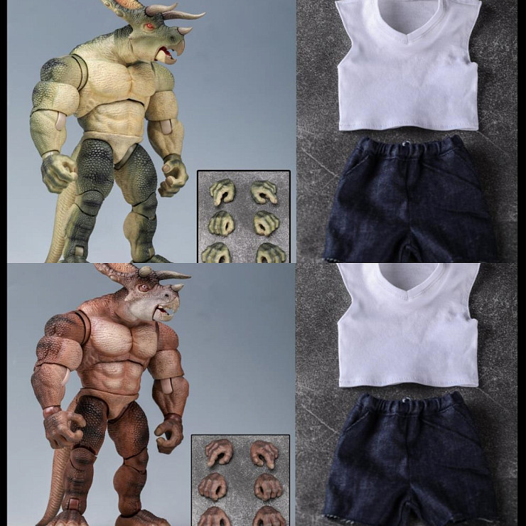 Green Triceratops от AXYTOYS