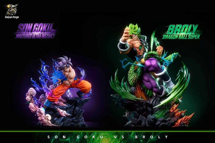 Фигурка Son Goku, Broly от Saiyan Forge Studio Набор из двух версий