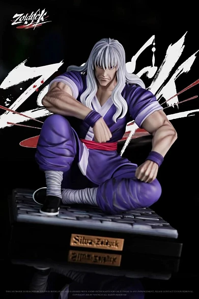 Фигурка Zeno Zoldyck, Silva Zoldyck от Zoldyck Studio Вариант Сильва беловолосый
