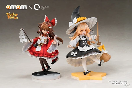 Фигурка Hakurei Reimu, Kirisame Marisa от AmiAmi, Inverse Studio Двойная версия