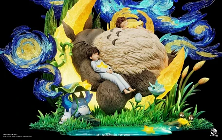 Фигурка Totoro, Satsuki Kusakabe, Mei Kusakabe от Raven Studio