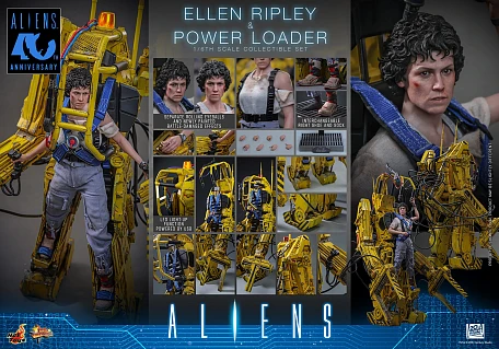Фигурка Ellen Ripley, Power Loader от Hot Toys Набор с Эллен и погрузчиком