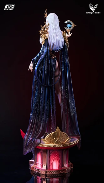 Фигурка Astral Dark Elf Ayla от TriEagles Studio Версия «Тёмная вуаль»