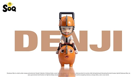 Фигурка Pochita, Denji от SOQ Studio