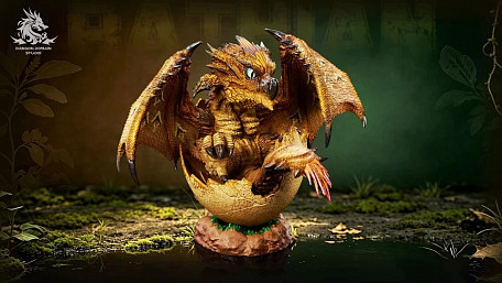 Фигурка Rathalos, Rathian от Dragon Realm Studio Золотая Ратиана