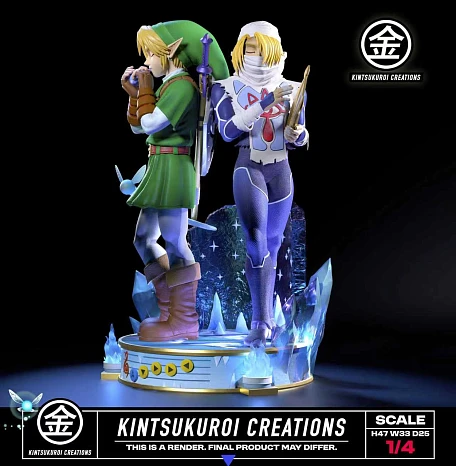 Фигурка Link, Sheik от Kintsukuroi Creations