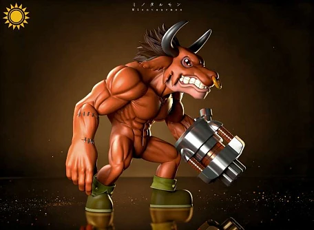 Фигурка Minotaurmon от Sun toys Studio