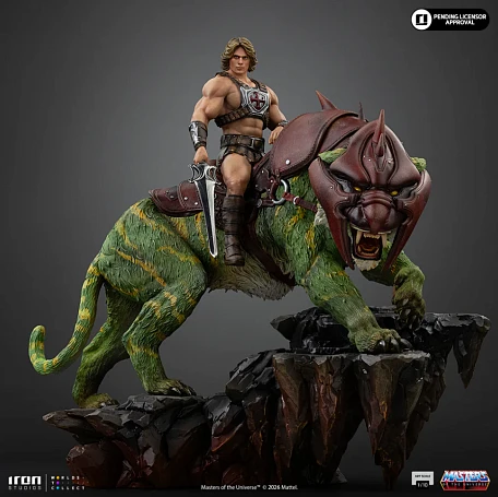 Фигурка He-Man, Battle Cat от Iron Studios