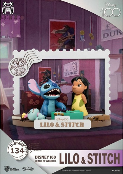 Фигурка Stitch, Lilo, Simba, Timon, Pumbaa от Beast Kingdom Версия B