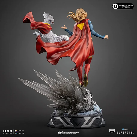 Фигурка Supergirl, Krypto от Iron Studios
