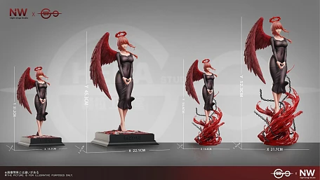 Фигурка Makima от HeRa Studio, Night Wing Studio Делюкс версия 1/6