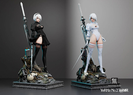 Фигурка YoRHa No. 2 Type B от Anonymous Studio Чёрная стандартная версия (1/4)
