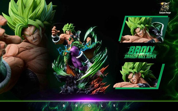 Фигурка Son Goku, Broly от Saiyan Forge Studio Версия с Броли